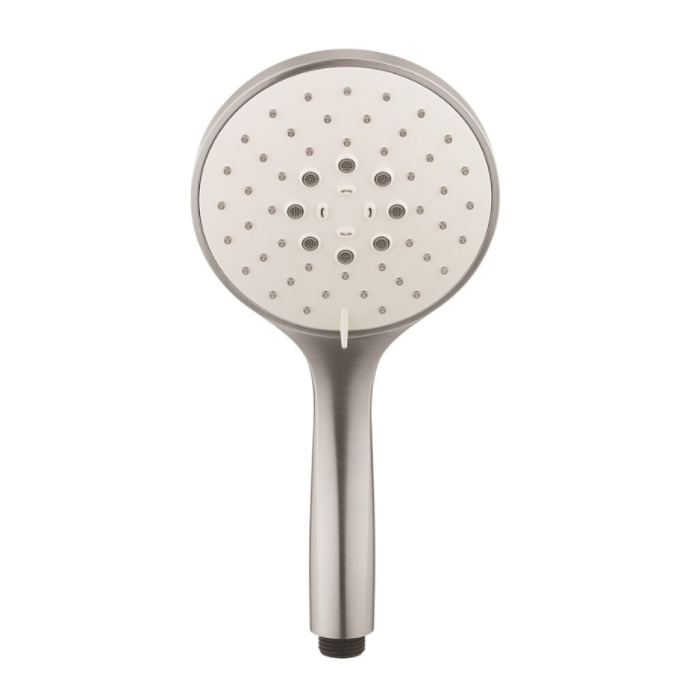 Product Cut out image of the Crosswater MPRO Brushed Stainless Steel Handset Shower in portrait